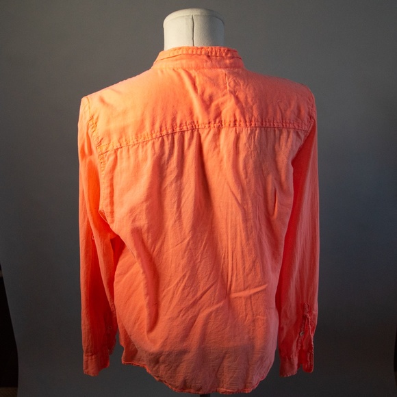 HOLDING HORSES BRIGHT ORANGE LONG SLEEVE SHIRT - Picture 4 of 6